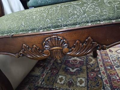 Комплект 2 винтидж кресла масивно дърво – отлично състояние