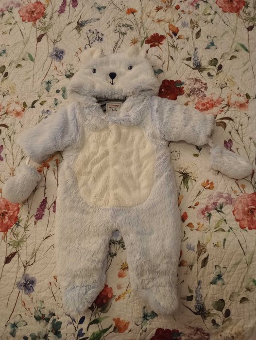 Два броя бебешки зимен космонавт / ескимос 0-3 месеца