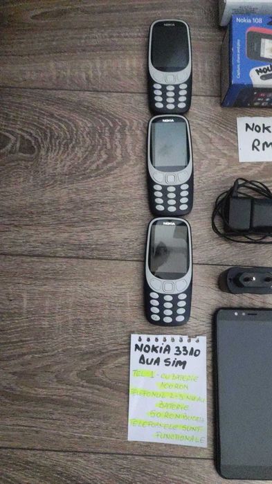 TelefoaneNOKIA 101,105.108,3310,3410 ALCATEL OT565, noi,folosite,piese