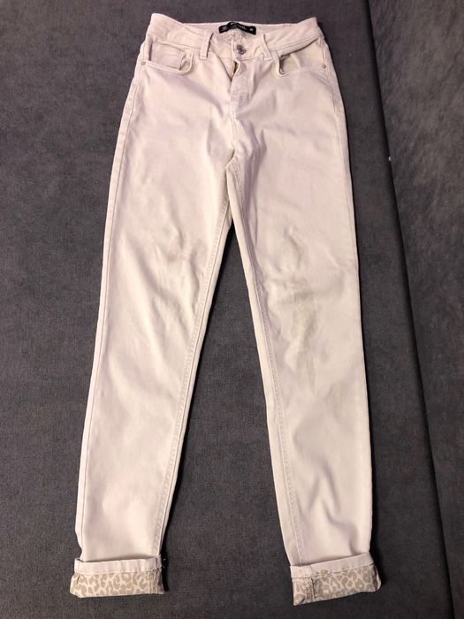 Бежови дънки slim