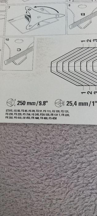 Cuțit motocoasă Stihl
