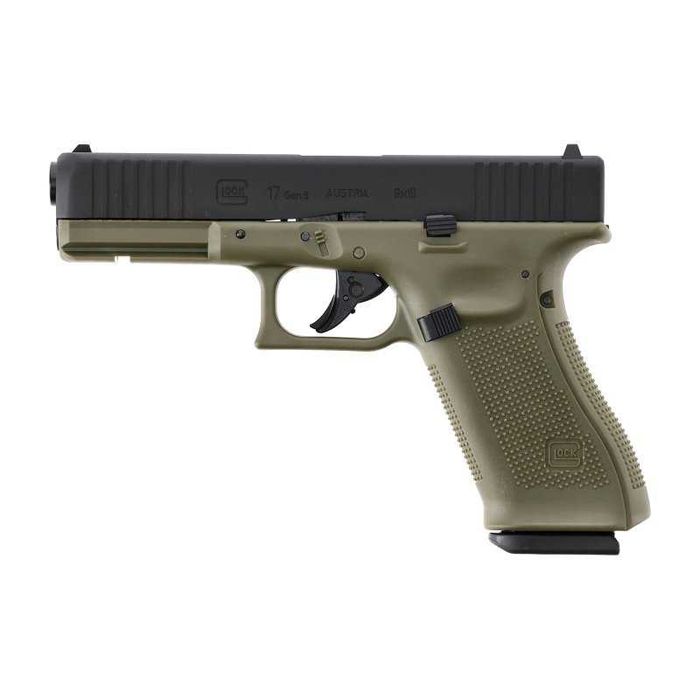 Glock 17   U M A R E X  airsoft licenta GLOCK CO2 Verde, negru