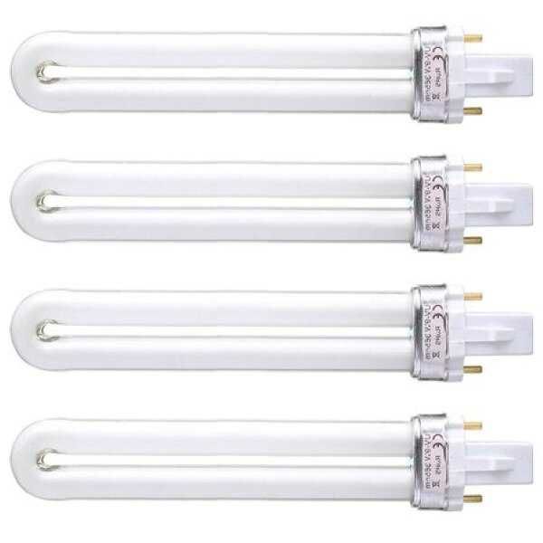 Kit set 4 neoane uv 9w tub lampa uv