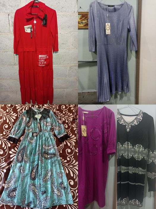 Платья по1500тг новые 44,46,48 размер
