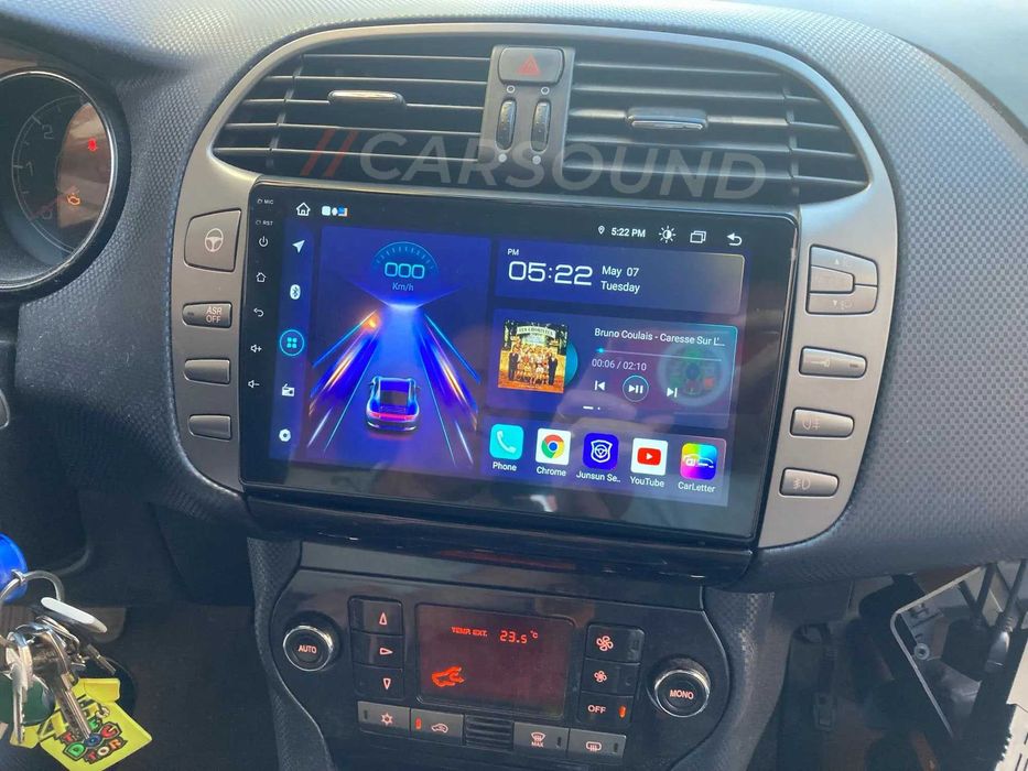 Fiat Bravo 2 - 9" Мултимедия Android 14 Фиат Браво Навигация Андроид