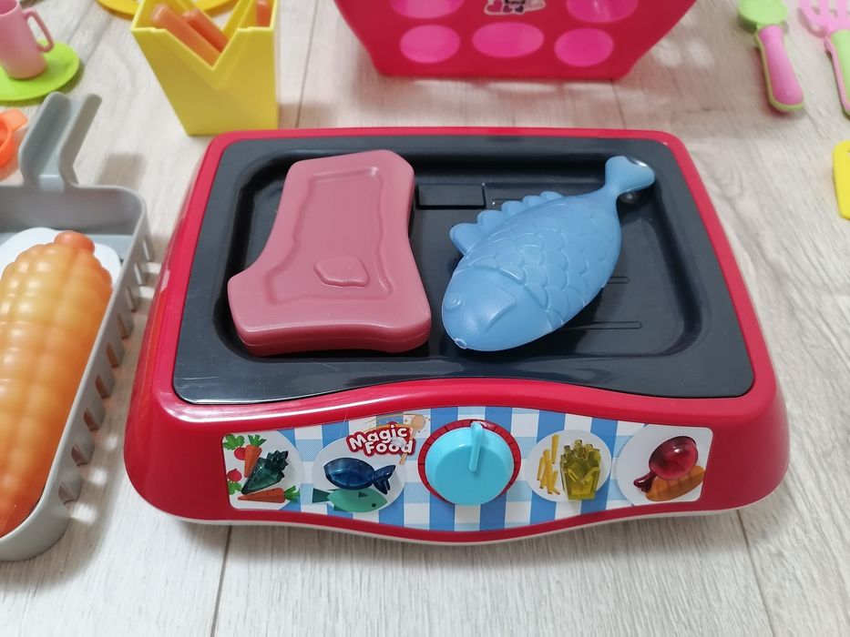 Магична скара - храната променя цвета си при готвене