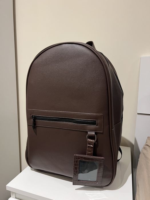 Мъжка кожена раница нова