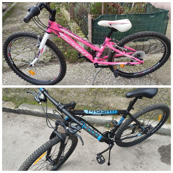 Два велосипеда колелета 27.5 и 24"