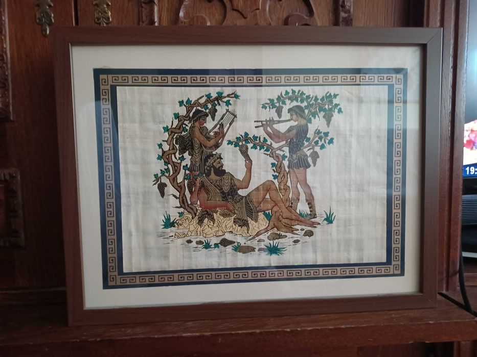 Tablou papirus grecesc, nou