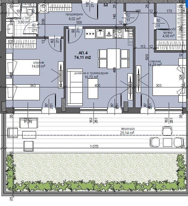 Продава се Тристаен апартамент в Пловдив, Тракия - 140 кв.м за 858 €/кв.м - Снимка #7