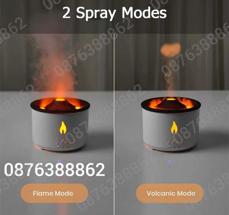 Ултразвуков арома дифузер 360мл овлажнител пулсиращ непрекъснат режим