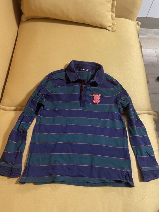 3 ризи с дълъг ръкав за момче и суитшърт без качулка