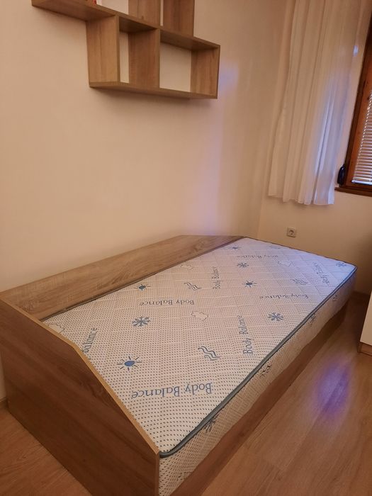 Единично легло с ракла и матрак