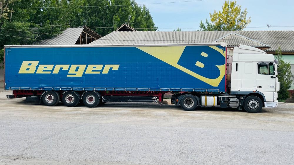 DAF XF EURO 5 + BERGER Прицеп Сотилади