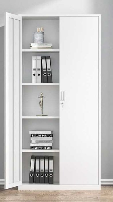 Металлический офисный шкаф / документы / замок / регулируемые полки