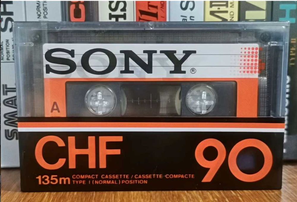 Новые запечатанные аудиокассеты SONY 1978 года .