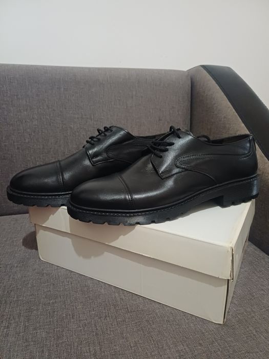 Pantofi bărbați Ventidue negri marimea 44