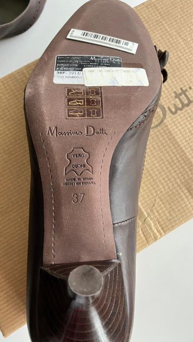 Туфли кожаные Massimo Dutti