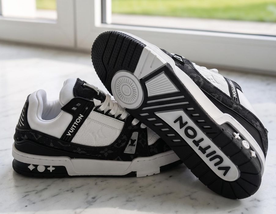 Adidasi LV Trainer Negru Alb - Calitate Premium
