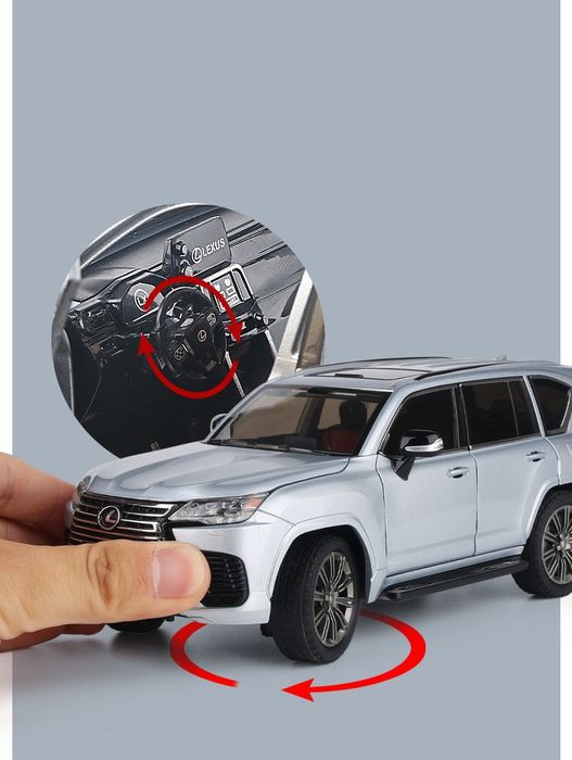 Macheta jucărie Lexus LX600, noua, metalica, 1:24
