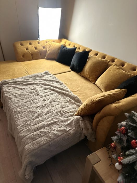 Canapea extensibila cu lada oferta