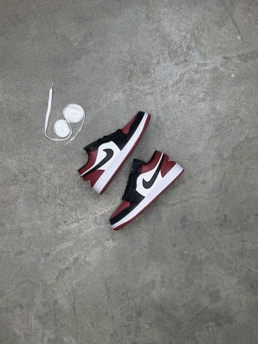 Jordan кроссовки Air Jordan 1 Low Bred Toe