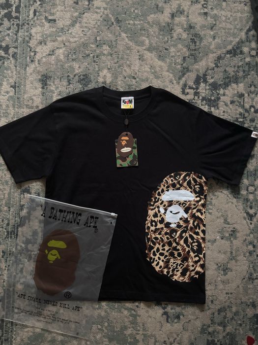 Tricou bape cu leopard