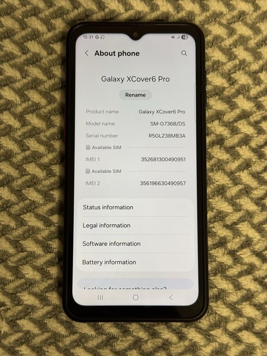 Samsung Galaxy Xcover 6 Pro 5G