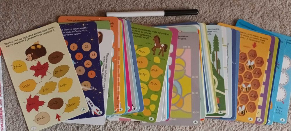 Детски карти Клевър бук, над 5 години -2 комплекта