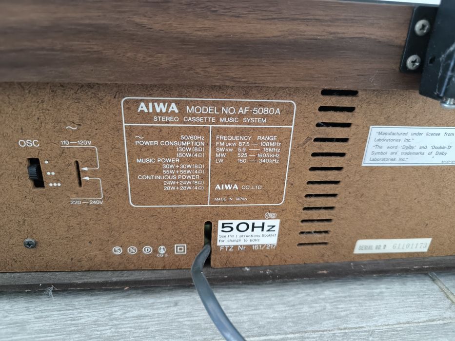 Stereo music Aiwa AF 5080A