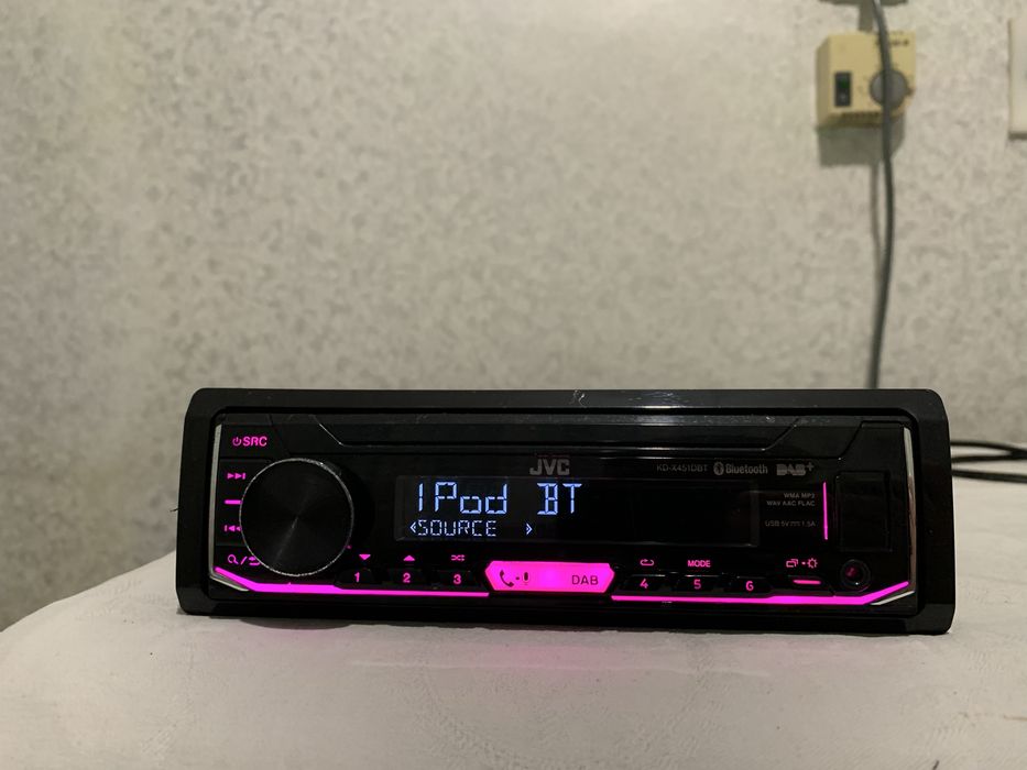 Авто радио JVC Bluetooth