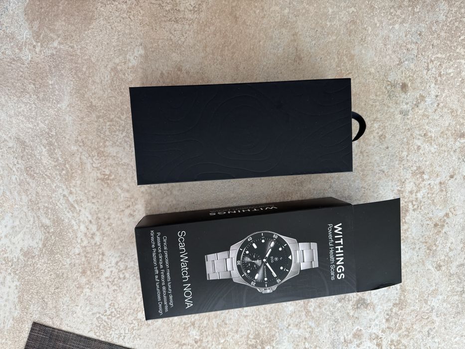 Withings ScanWatch Nova 42mm Black – чисто нов, запечатан гаранция
