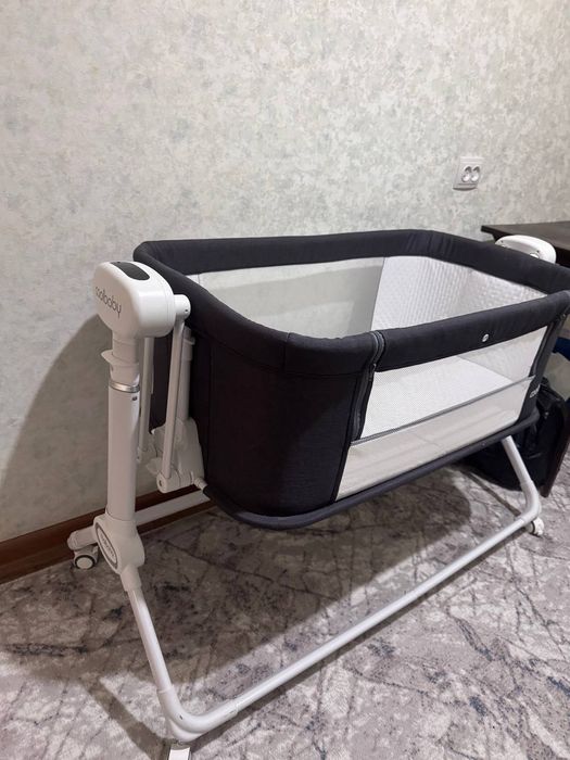 Автоукачивание, приставная детская кроватка Coolbaby (люлька)