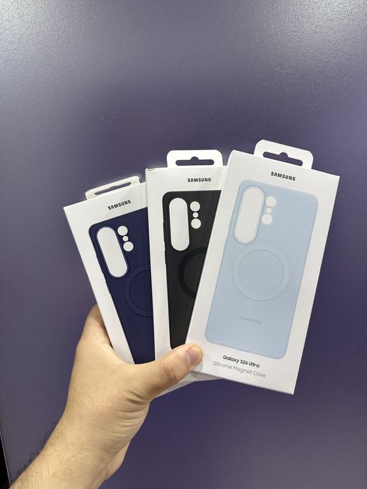 Чехол для Samsung Galaxy S26 Ultra — Silicone Magnet Case original