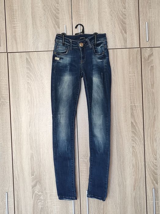 Детски дънки за момиче Emporio Armani