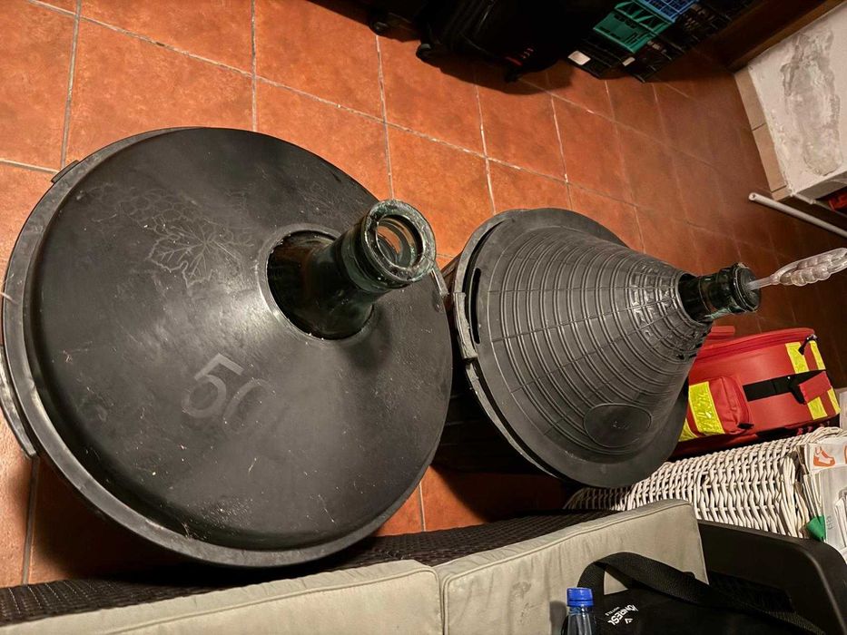 Damigene/ damigeana cu sticla groasa 50 L, 54 L si 25 L