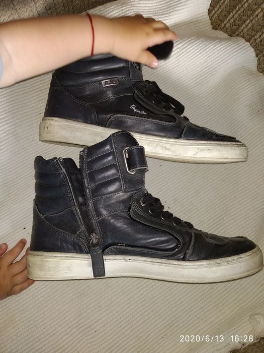 Pantofi tenisi mid- hight piele pepe jeans london 42