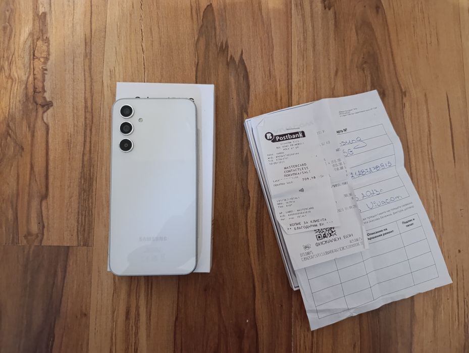 Samsung a54 5g 256Gb+слушалки с гаранция