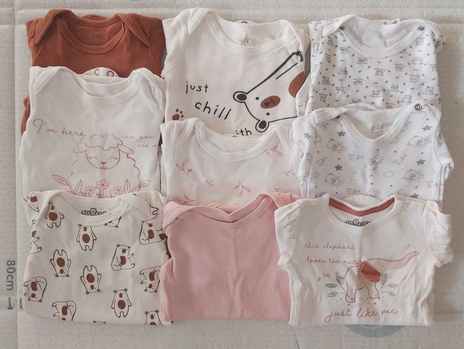 Голям лот бебешки дрешки 0-3 месеца