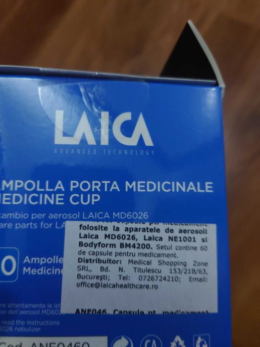 rezerve capsule pentru aparat aerosoli laica