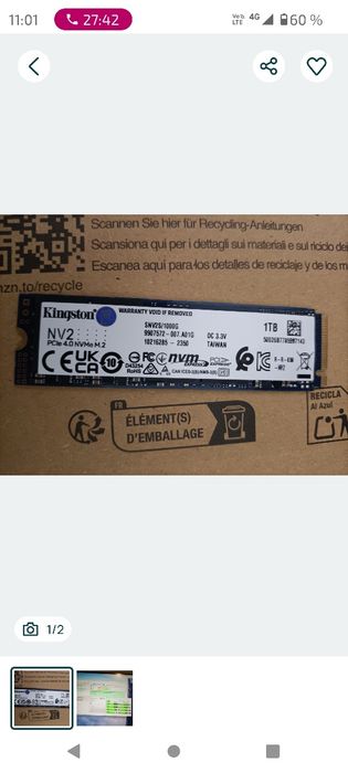 Ssd Kingston 1 tb 2 tb 4tb