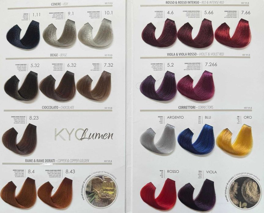 Боя за коса с конопено масло KYO LUMEN - ВЕГАН