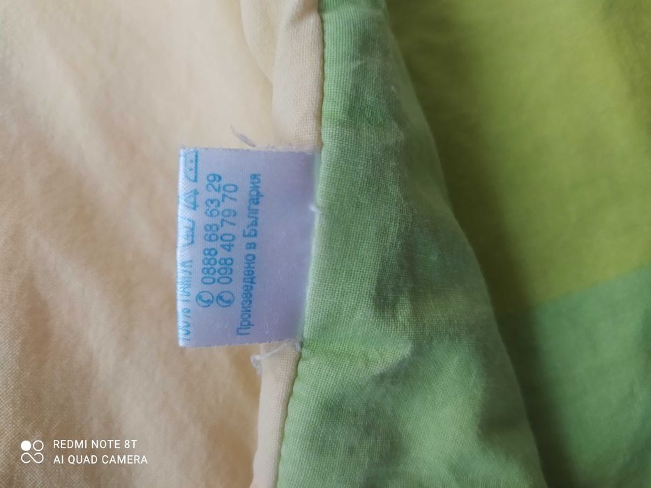 Олекотена завивка за детско легло