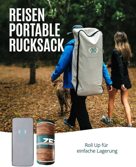 Placa Stand Up Paddle gonflabila ZLX 320x83x15 cm, set SUP complet