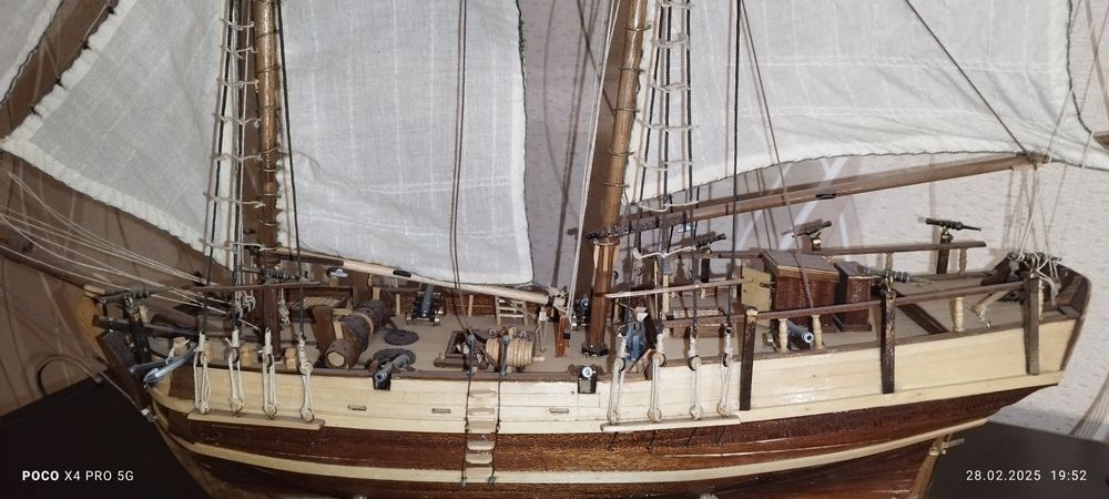 Дървен макет на кораб