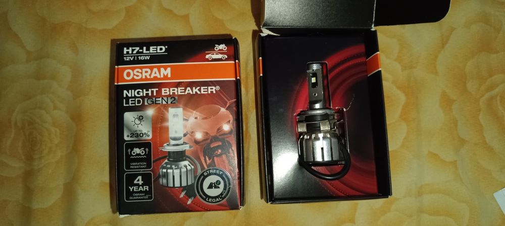 Bec led  H7 osram omologate RAR