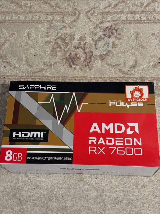 Vand placa video Sapphire Pulse RX 7600, in gar