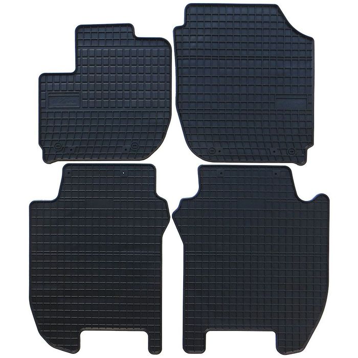 Set covorase auto din cauciuc Honda Jazz 3 2013-2020-, presuri BestAutoVest, negre, 4 buc.