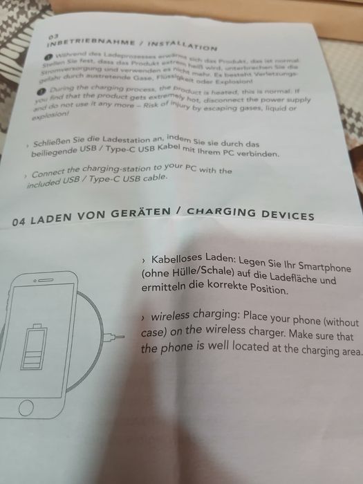 Vând urgent încărcător wireless pentru iPhone  2 bucăți noi
