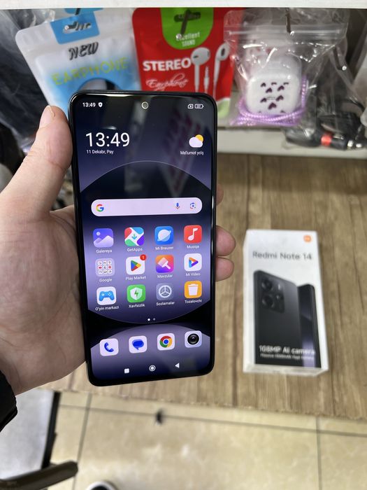 Redmi Note 14 6/128G Black idealni sastayana